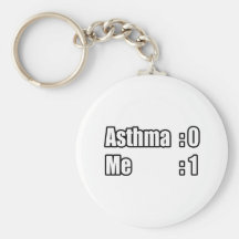 I'm Beating Asthma Keychain