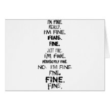 I'm Fine Cards