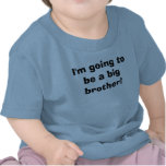 I'm going to be a big brother! t shirts