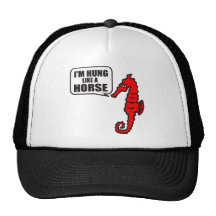 I'M HUNG LIKE A HORSE MESH HATS