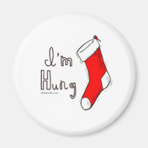 I'm Hung Refrigerator Magnets