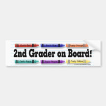 I'm in 2nd Grade! Bumper Stickers