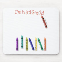 I'm in 3rd Grade! Mousepad