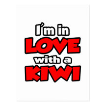 I'm In Love With A Kiwi Post Card