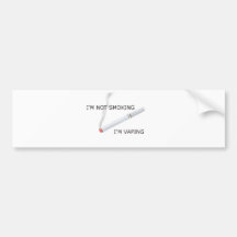 Im not smoking Im vaping Bumper Stickers