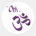 I'm Om-ish Om Symbol Aum Round Stickers