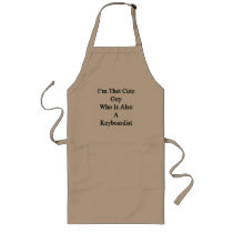 I'm That Cute Guy Who Is Also A Keyboardist aprons