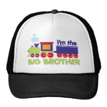 I'm the Big Brother Train T-shirt Mesh Hats