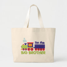 I'm the Big Brother Train T-shirt Tote Bag