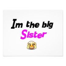I'm the big sister announcements