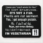 I'm Vegetarian: Answers Mouse Pad