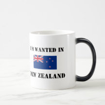 I'm Wanted In New Zealand Coffee Mugs
