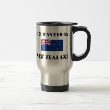 I'm Wanted In New Zealand Mugs
