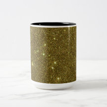 Image of gold Glitter Mugs