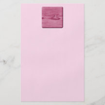 Image of Pink Wood. Personalized Flyer