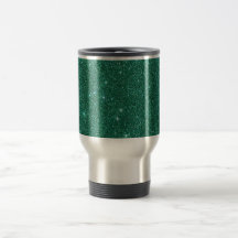 Image of teal glitter mugs
