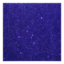 Image of trendy blue glitter photo print