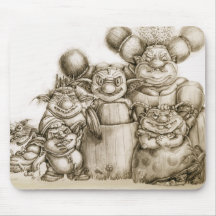 Imaginaries Family Portrait Mouse Pad