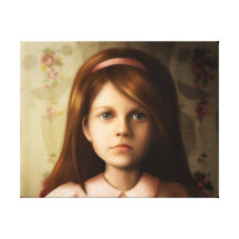 Imaginary friends stretched canvas prints