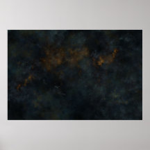 Imaginary nebula and starfield -high quality pic poster