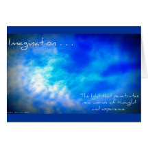 Imagination note card