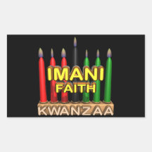 Imani Rectangular Stickers
