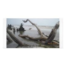IMG_0327, day at the beach Photo Greeting Card