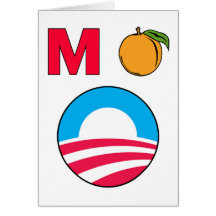 Impeach Obama barack president m peach Greeting Cards