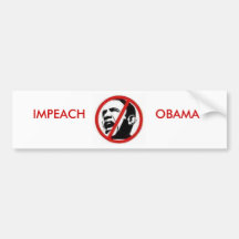 , IMPEACH                   OBAMA BUMPER STICKER