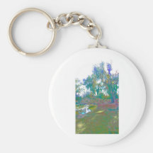 Impressionistic One Key Chain