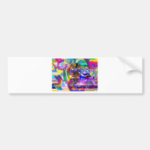 IN AROUND AND OVER THE RAINBOW.jpg Bumper Sticker