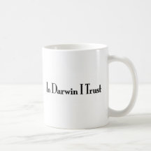 In Darwin I Trust Mug