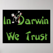 In Darwin We Trust Print