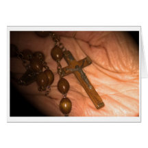 In His Hands Greeting Card