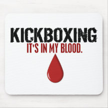In My Blood KICKBOXING Mousepads