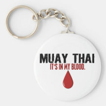 In My Blood MUAY THAI Key Chain