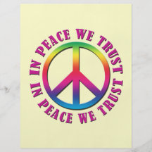 In Peace We Trust Flyers
