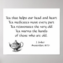In Praise of Tea Print