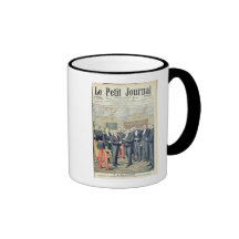 In the Elysee Palace, the Ceremonial Transfer Mugs