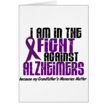 In The Fight Against Alzheimer's GRANDFATHER Cards
