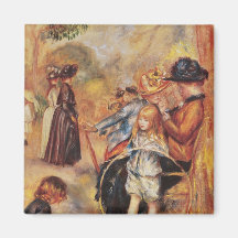 In the Luxembourg Gardens, 1883 Magnet