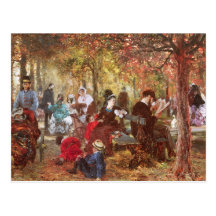 In The Luxembourg Gardens Post Card