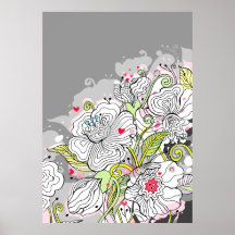 In the Mist (Grey) Posters