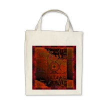 incan dream owl tote bag