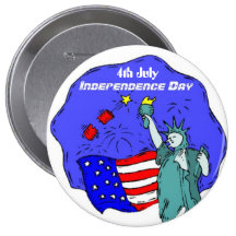 Independence Day Button