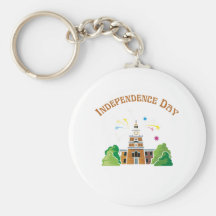 Independence Day Key Chain