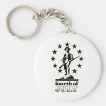 Independence Day Key Chain