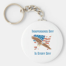Independence Day Keychain