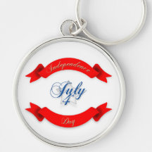 Independence Day Keychain