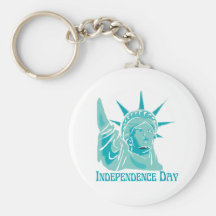 Independence Day Keychain